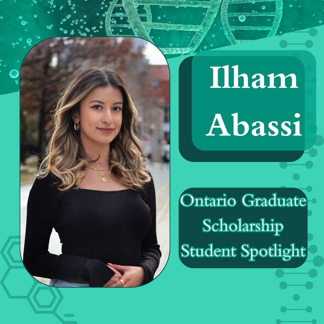 We are so excited to #celebrate our second-ever MedGen winner of the #OGS award! #Congratulations Ilham🎉  You can read more about her story here: 
moleculargenetics.utoronto.ca/news/ilham-aba…

#MedicalGenomics #OntarioGraduateScholarship #winner #scholarship #excellence #womeninscience #genetics