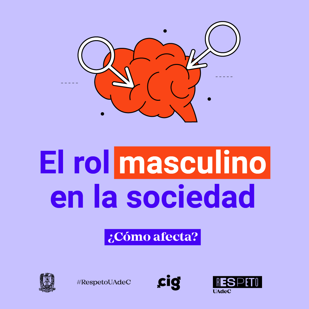 IgualdadUAdeC's tweet photo. El prestigio y el poder social son sus facetas más difundidas, implica una renuncia dolorosa a la propia sensibilidad y singularidad del hombre que le ha sido impuesta por generaciones. #RespetoUAdeC #CIG #IgualdadDeGenero #RolMasculino #Patriarcado https://t.co/Y7r3dJbaWd