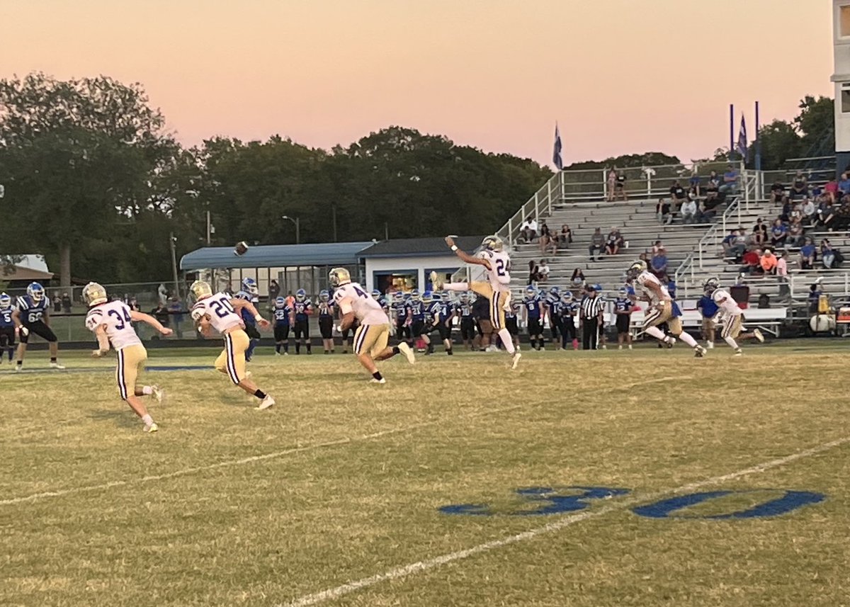 rivertonrams's tweet image. Rams up 46 to 0 at the half against Cherryvale