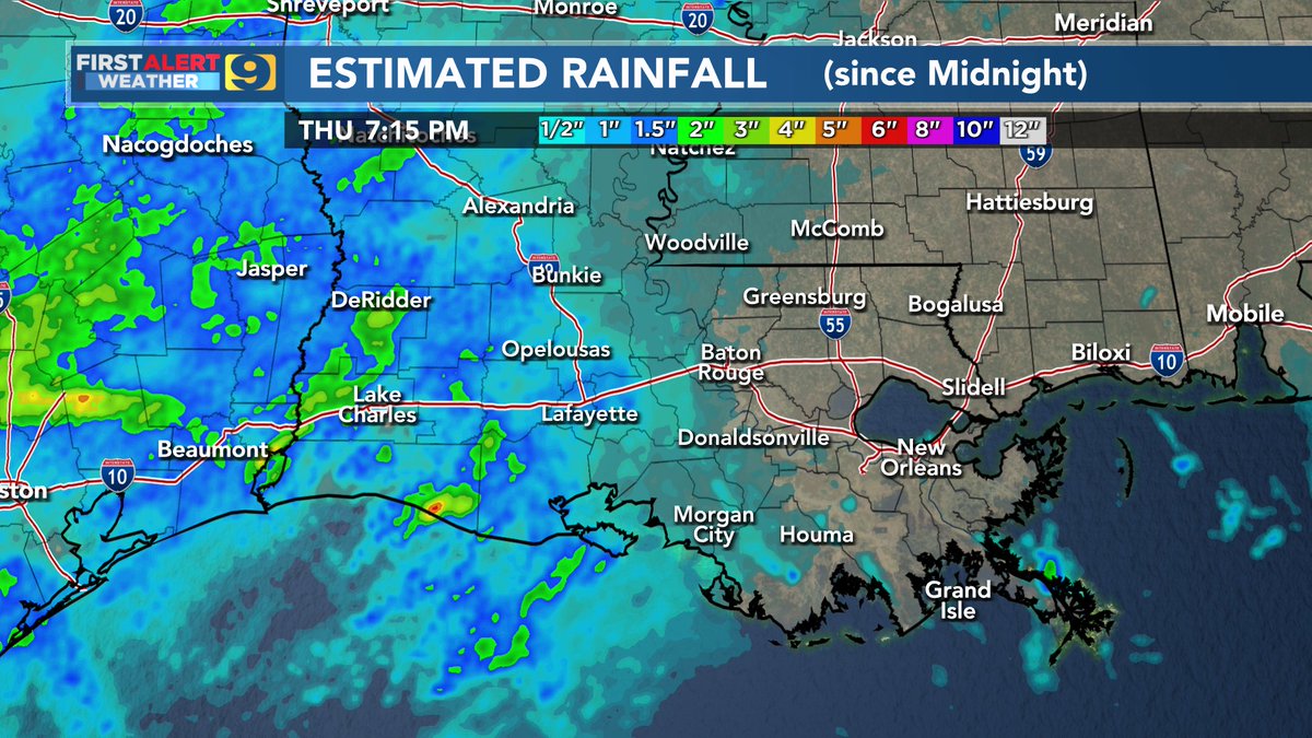 JayGrymes_WX's tweet image. WAFB FIRST ALERT:  Thursday Update
- east of the Atchafalaya Basin "shorted" on rains
- real "autumn feel" comes this weekend ... but ...
- elevated wildfire concern
- local drought can't get much more critical for most WAFB communities

#WAFBFirstAlert