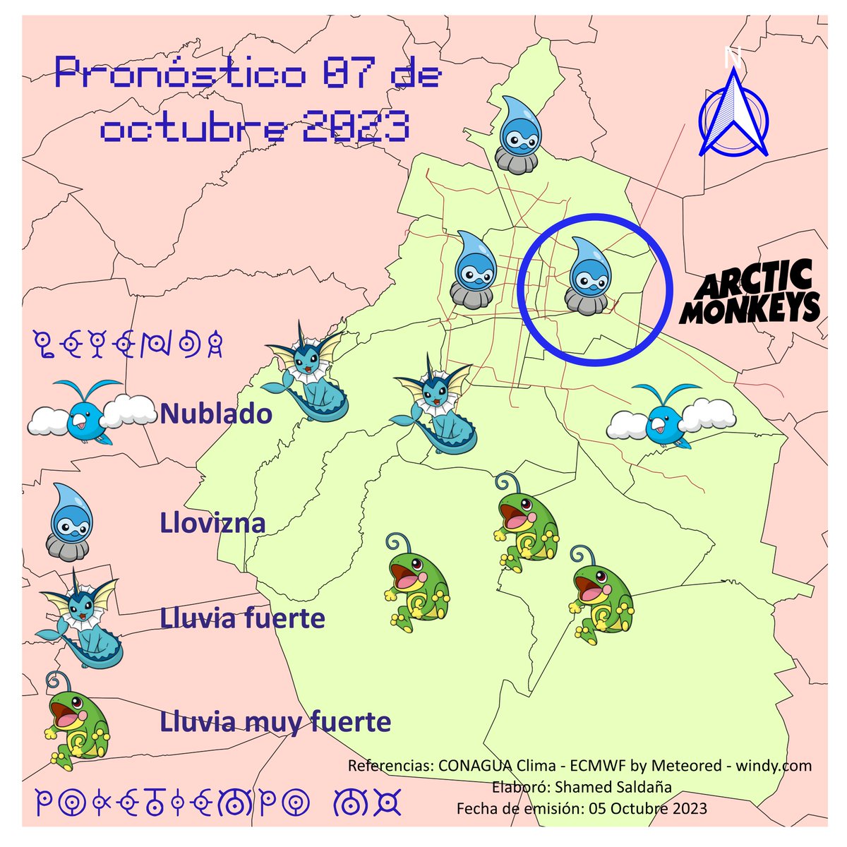 poketiempo_mx's tweet photo. Me lo han pedido y aquí está: pronósticos del tiempo para los dos conciertos de Artic Monkeys en el Foro Sol de la CDMX. ¡Compartan, pls!
Mañana: Lloviznas ligeras o, si no, no les tocará nada pero ciertamente estará nublado
Sábado: Probabilidad de lluvias MUY ligeras en la zona https://t.co/y1JkreqcUZ