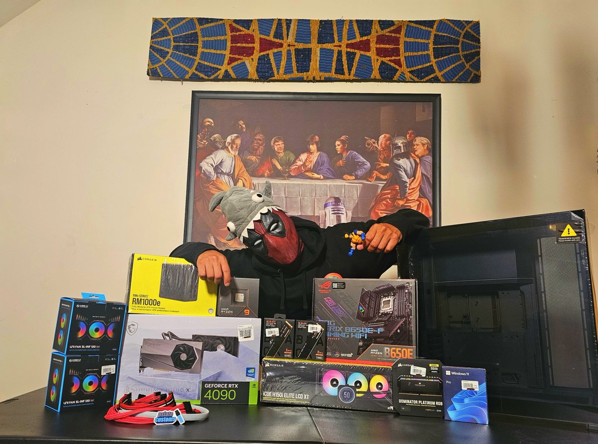 deadpoolsonline's tweet photo. Tune in tomorrow at 8 pm EST for the long awaited DP's SUPER PC build stream with special guests! 

https://t.co/ZfJvFJIiWG 

#pc #pcbuild #pcbuildstream https://t.co/IrOzRNDQyt