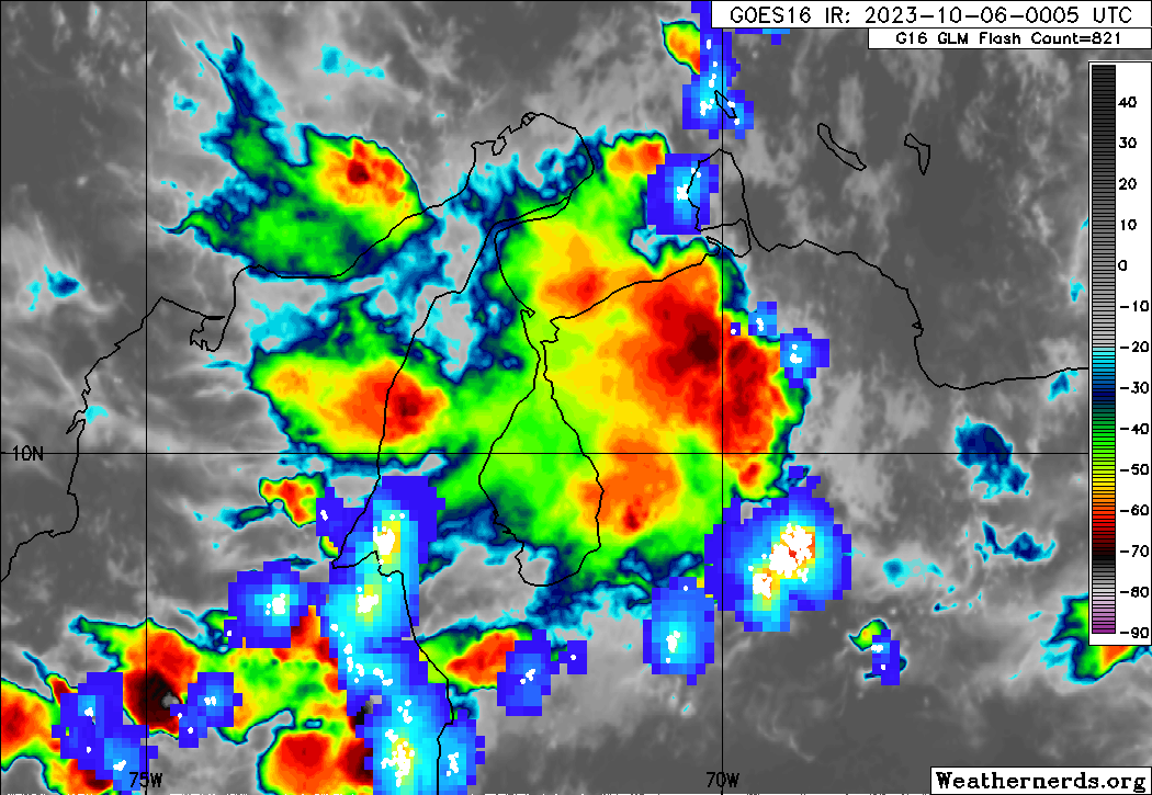 MeteoZuliaReal's tweet photo. ⚠️🚨#CondicionesdelTiempo en #Maracaibo #05Oct2023 20:30 HLV PALO DE AGUA EN MARACAIBO https://t.co/h19SNpyJvh
