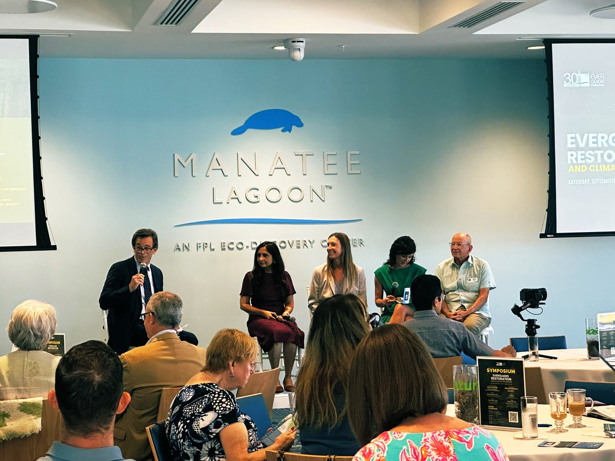 PJESCounseling's tweet photo. Thoroughly enjoyed every minute of the John Marshall Everglades Symposium @ManateeLagoon -put on by @evergfoundation &amp; @TeachEverglades So happy to see so many community members show up in support of our imperiled Everglades❣️ https://t.co/YYaa3Ie2YL