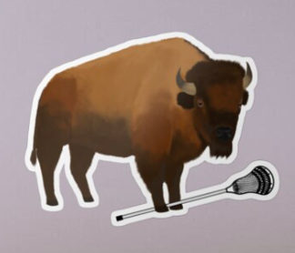 thank you to the BISON LACROSSE fan who bought 5 stickers!  🦬🥍

#BuyIntoArt #Bison #GoBison #Buffaloes #GoBuffs #GoBuffaloes #ThunderingHerd #GoBuffalos #Lipscomb #Bucknell #HowardU #Milligan #Bethany #NDSU #Gallaudet #Nichols #Harding #OklahomaBaptist #Marshall