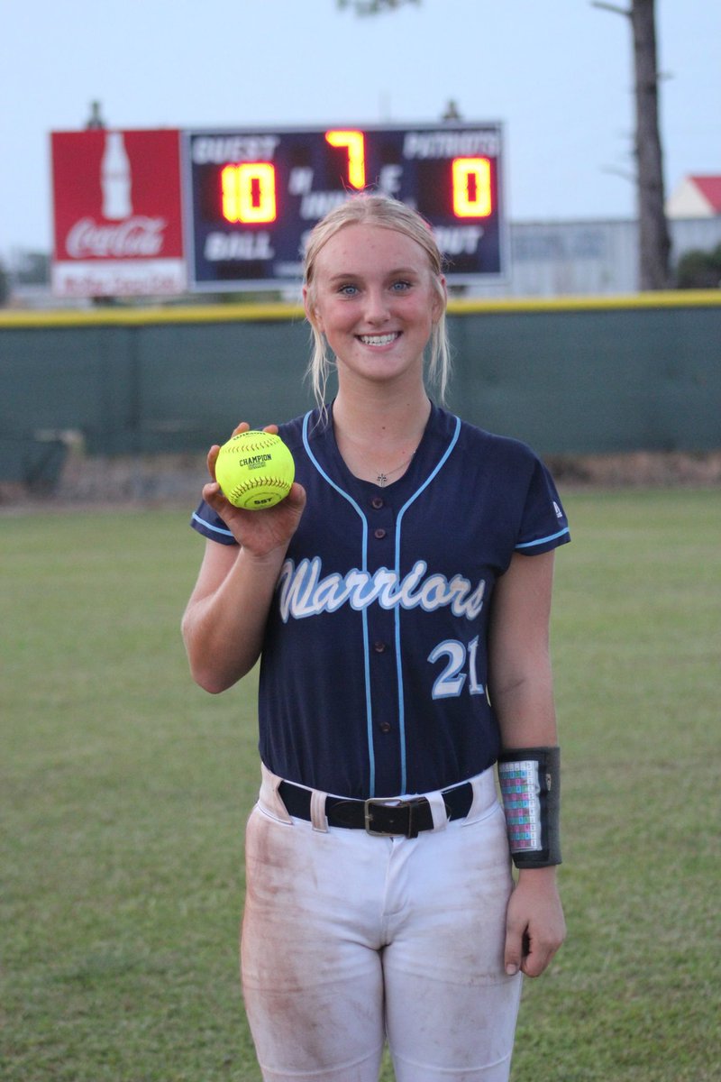Holloman_21's tweet photo. K TIME

Today I hit my number 1 goal for my sophomore season, 200 Strikeouts!! I would like to thank my coaches, teammates, and family for pushing me to be better! Now let’s go get this ring Lady Warriors! 🩵@jodi7us @MustangsPBell @IHartFastpitch @ExtraInningSB @SGA_Athletics https://t.co/gETkQ17VVq