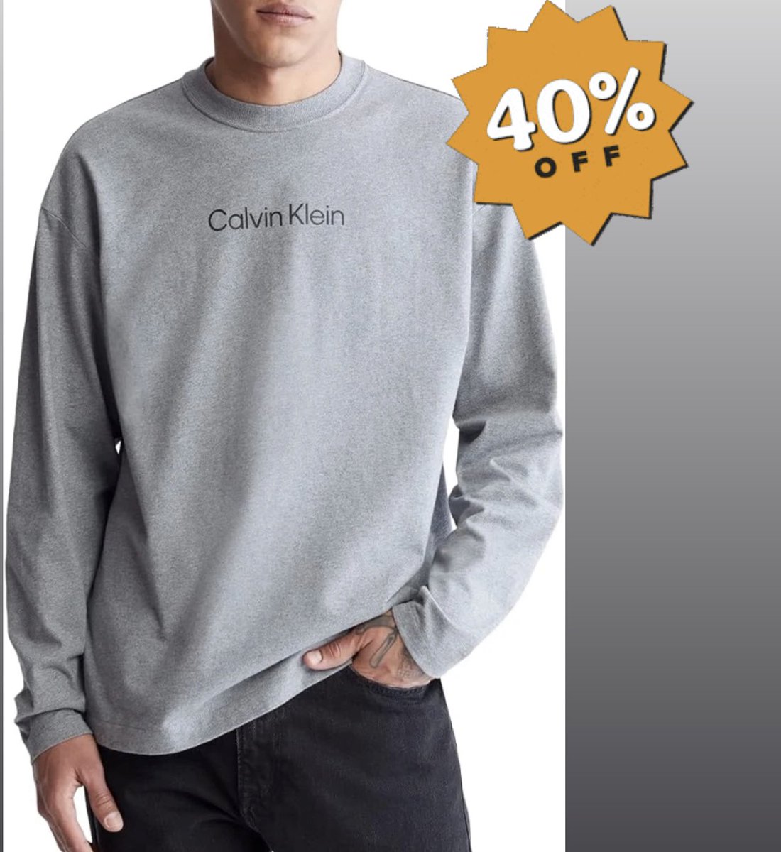 BudgetBirdie's tweet image. 41% OFF Calvin Klein Men’s Relaxed Fit Standard Logo Crewneck Long Sleeve Tee

Was $49.50
Now $29.00! 41% Off!
4.3/5★ (24)

🏷️link in bio🏷️

#calvinklein #calvinkleinmen #mensfashion #mensstyle #mensclothing