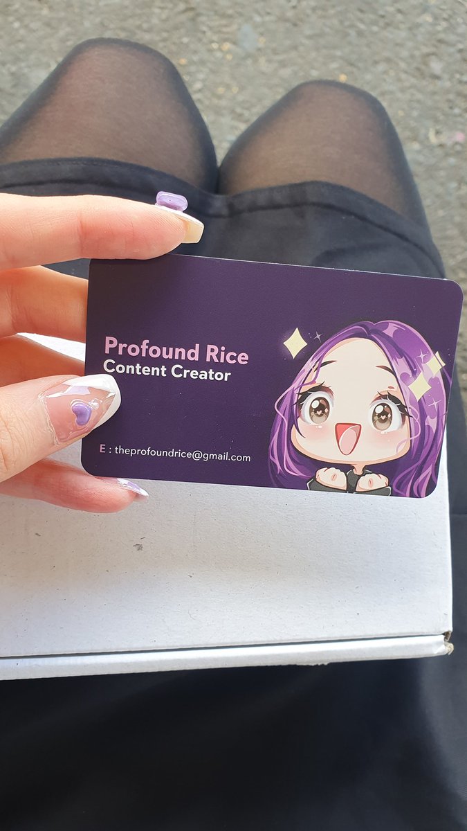Profound_Rice's tweet photo. Look what just arrived in the post!!! 

Let me know if you want a business card 😎 
I'm about to do ✨️NETWORKING✨️ https://t.co/4MTOwO2Sv1
