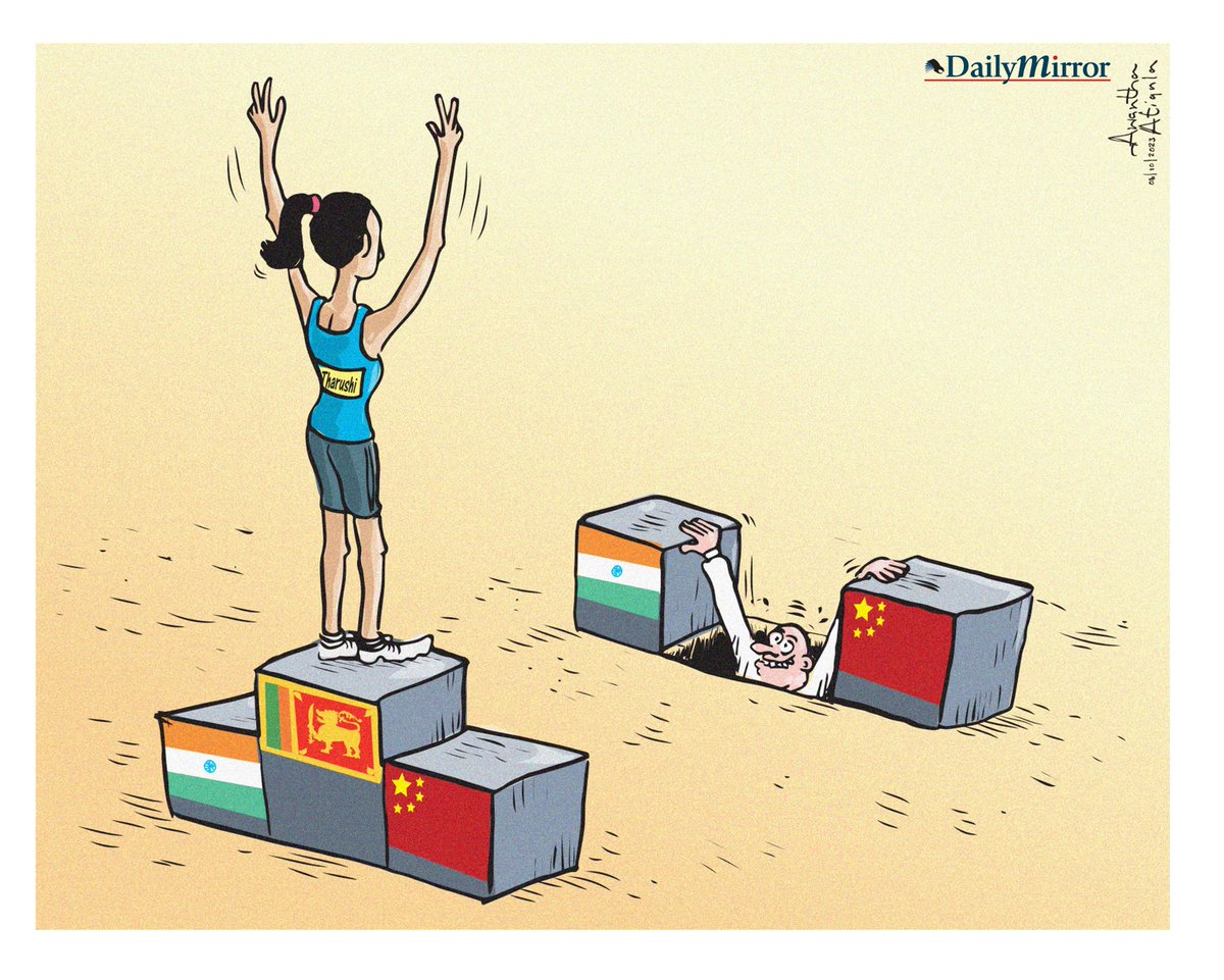 awanthaartigala's tweet photo. Sports and Politics https://t.co/tbML6910Hy