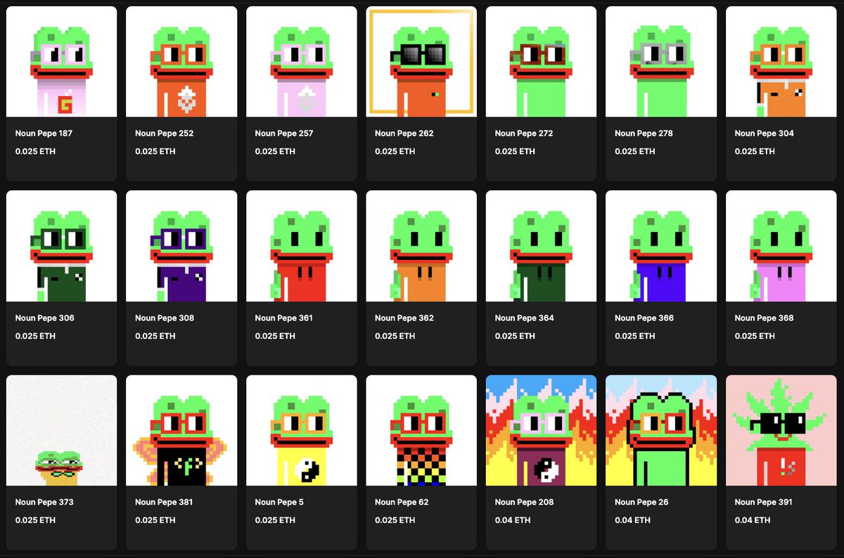 For new holders, be sure to check out the recent #Nounpepes listings now available on various marketplaces! Only 420 ever in existence!

For current holders, be sure to migrate on-chain and off of the now defunct <a href="/opensea/">OpenSea</a> shared storefront!

Details in linktree in bio 😎