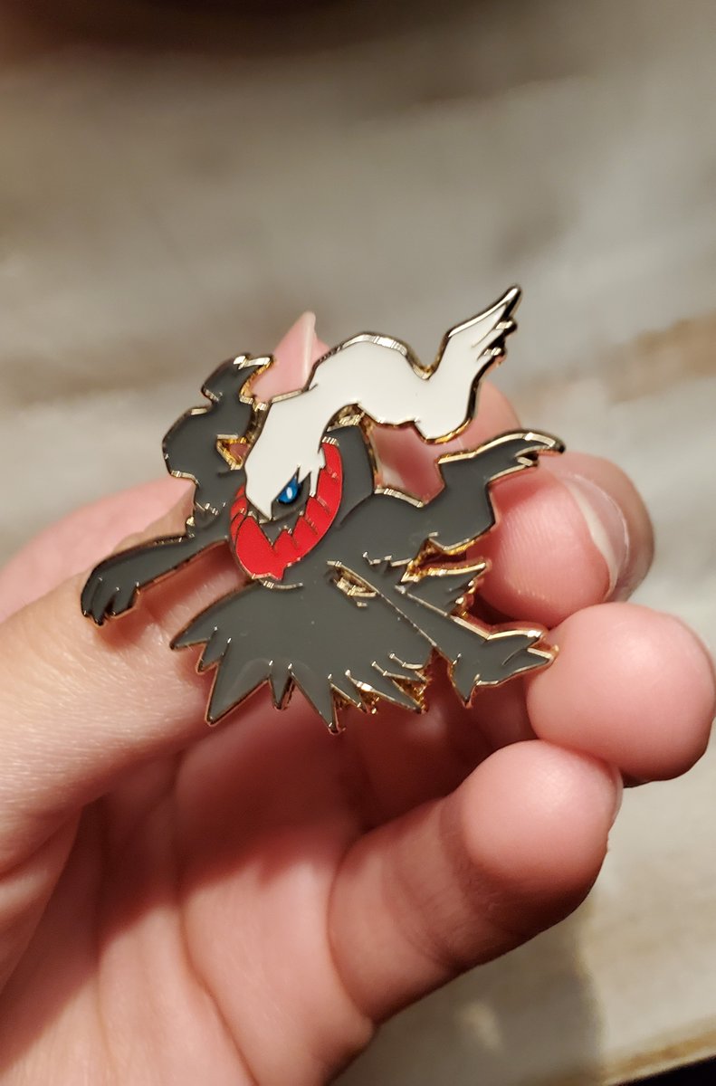 SyrectS's tweet photo. @RadiantRubrum Love your pin- Hey wait a second!

I have that exact darkrai pin. https://t.co/R57nyc9CZq