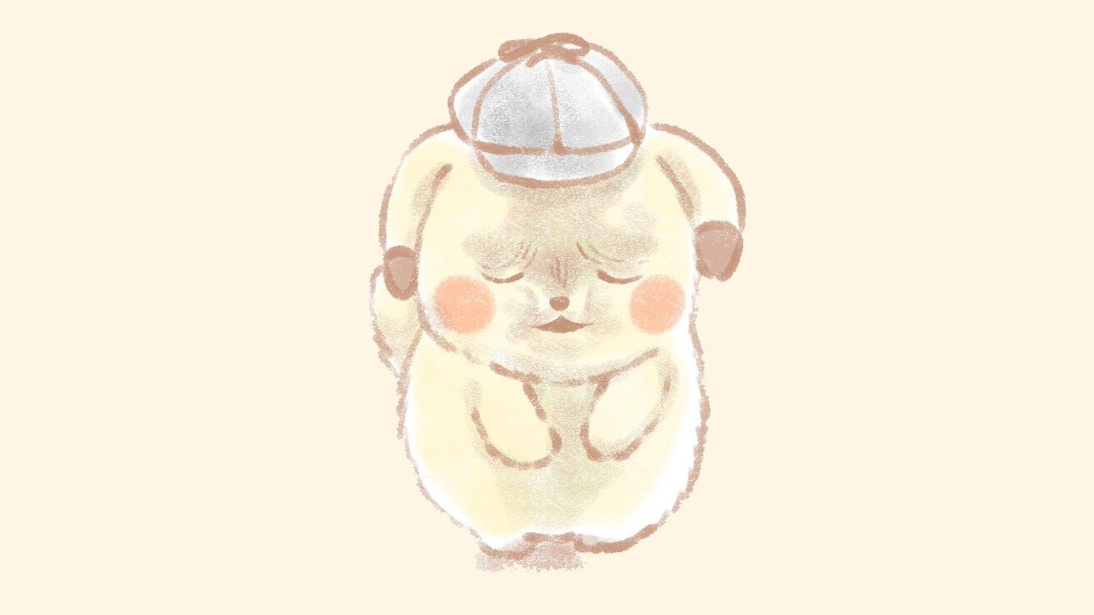 no humans deerstalker pokemon (creature) hat simple background dog closed eyes  illustration images