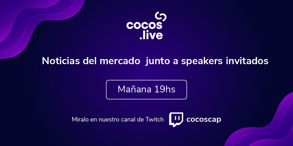 cocoscap's tweet photo. 🥥 MAÑANA HAY COCOS LIVE 🥥

👉 Mañana a las 19 hs vamos a estar en vivo junto a @arielsbdar charlando de todo y sorteando pilusos y BUZOS de Cocos 🔥

✅ Y si le das RT a este tweet, de yapa estás participando por un buzo que se sortea en vivo, ¿Algo más queres? 😉 https://t.co/TcjAdW91Zr