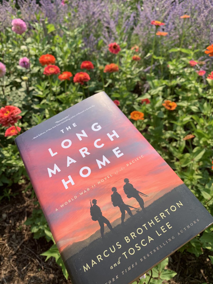 My “totally legit bookclub” is reading THE LONG MARCH HOME by @ToscaLee & #MarcusBrotherton. We are even hosting Marcus at our bookclub next month w/Tosca zooming in. My uncle was a Filipino scout for the US Army during WWII and survived the Bataan Death March—a must read for me.