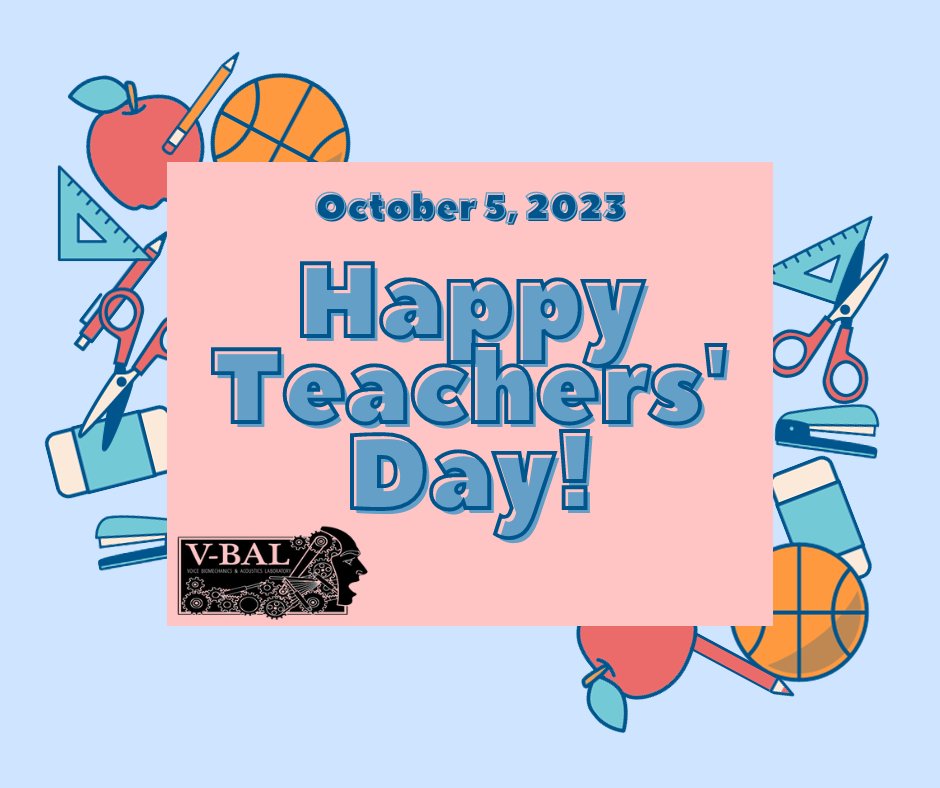 Teachers4R's tweet photo. #VBAL and #teachers for #research want to wish all of our #teacher friends a #HappyTeachersDay ! We are so thankful for all of our #educator friends and wish them a great #school year! #TeachersDay #educate #WorldTeachersDay @teacher2teacher @EdWeekTeacher https://t.co/orrXWGD0hi