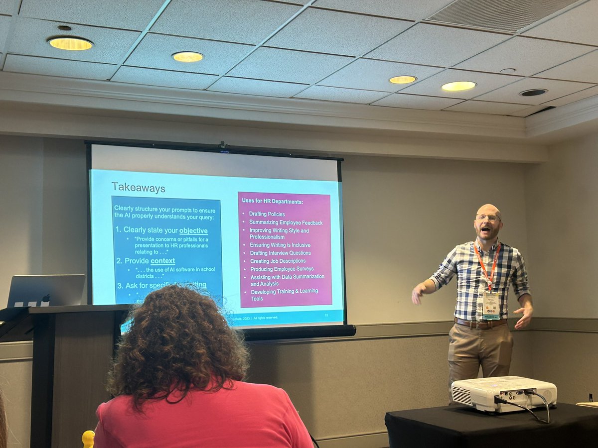 🔥 Just attended ExMI's Ignite Session on "ChatGPT, AI, Oh My!" 🤖 Fascinating dive into the world of AI and its impact on communication. 🗣️💬 #ExMI #AI #ChatGPT

Full disclosure… that was written by ChatGPT!!! #powerup <a href="/_AASPA_/">AASPA</a> @EXMinstitute 😀