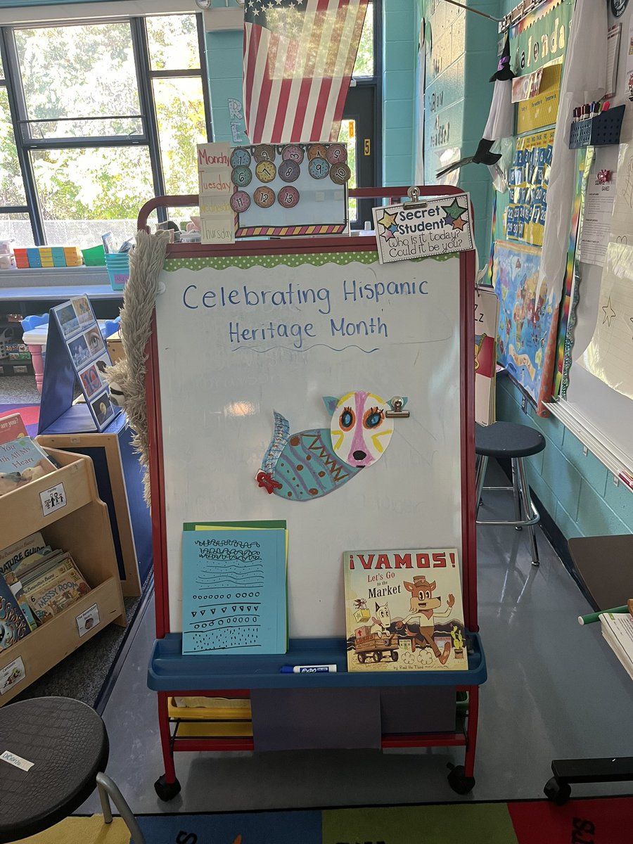 We celebrated Hispanic Heritage Month by creating papel picado and alebrijes two Mexican art forms! We collaborated with Mrs Soto-Yao and created our alebrijes and read “¡Vamos! Let’s Go to the Market” ! #mahwahconnects <a href="/LMMahwah/">Lenape Meadows School</a>