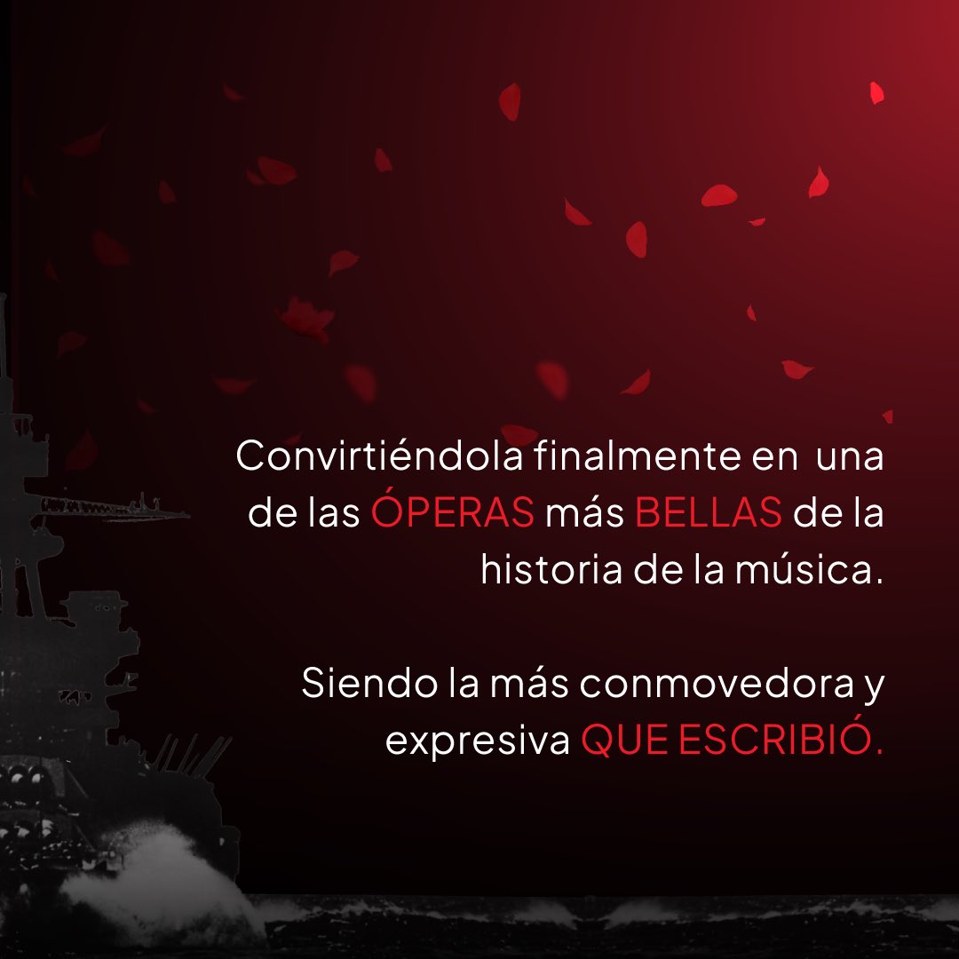 casadelamusicaq's tweet photo. Conoce más sobre Madama Butterfly, una de las óperas más bellas de la historia de la música. 🎻🌸 

🗓️ Viernes 13 octubre 2023 | 20:00
🗓️ Sábado 14 octubre 2023 | 19:00
💲Valor $35
🎫 https://t.co/OWDGWFnQVA https://t.co/jag1A1HpVN