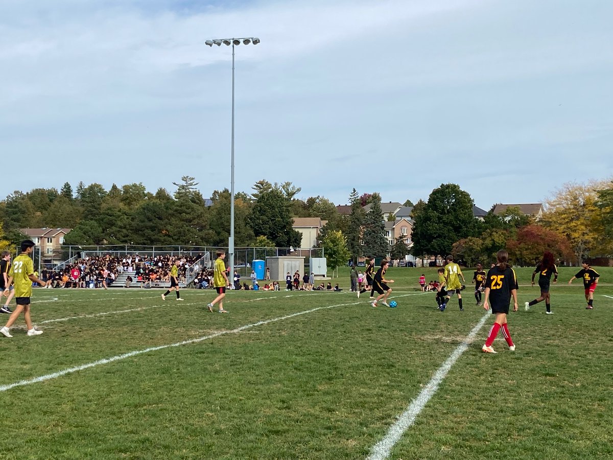 Our 7/8 girls and boys soccer teams wrapped up a busy week of competition by putting on a show for the school in a friendly match to end our Tiger Prowl. <a href="/CapoOttawa/">Philip Capobianco</a>  <a href="/StMatthewOCSB/">St. Matthew High School</a> <a href="/ErinBerthelot1/">Erin Berthelot (she/her)</a>