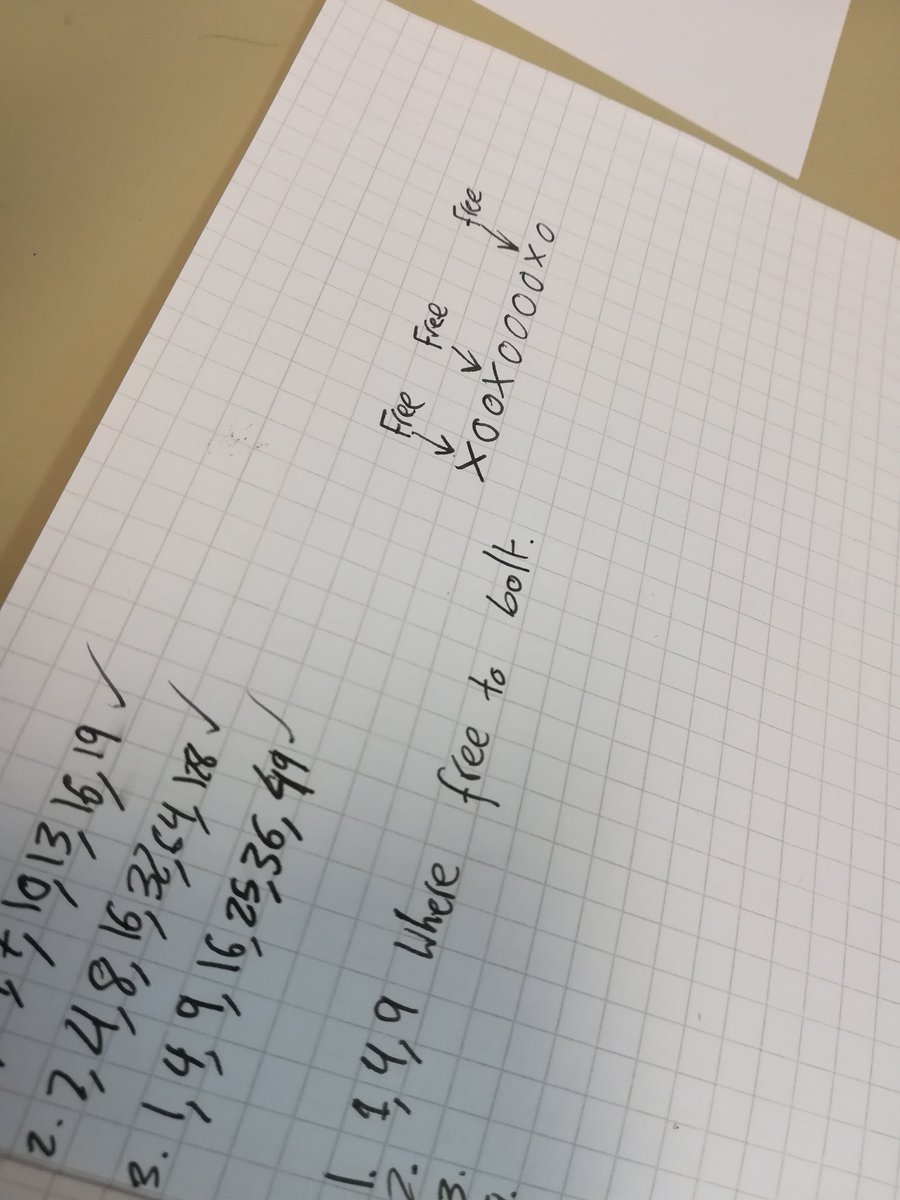 In maths today, 2DB honed their problem solving skills and developed their awareness of square number sequences by tackling 'Betty's stable door problem'. They developed their own notation systems and extended the problem to larger numbers.