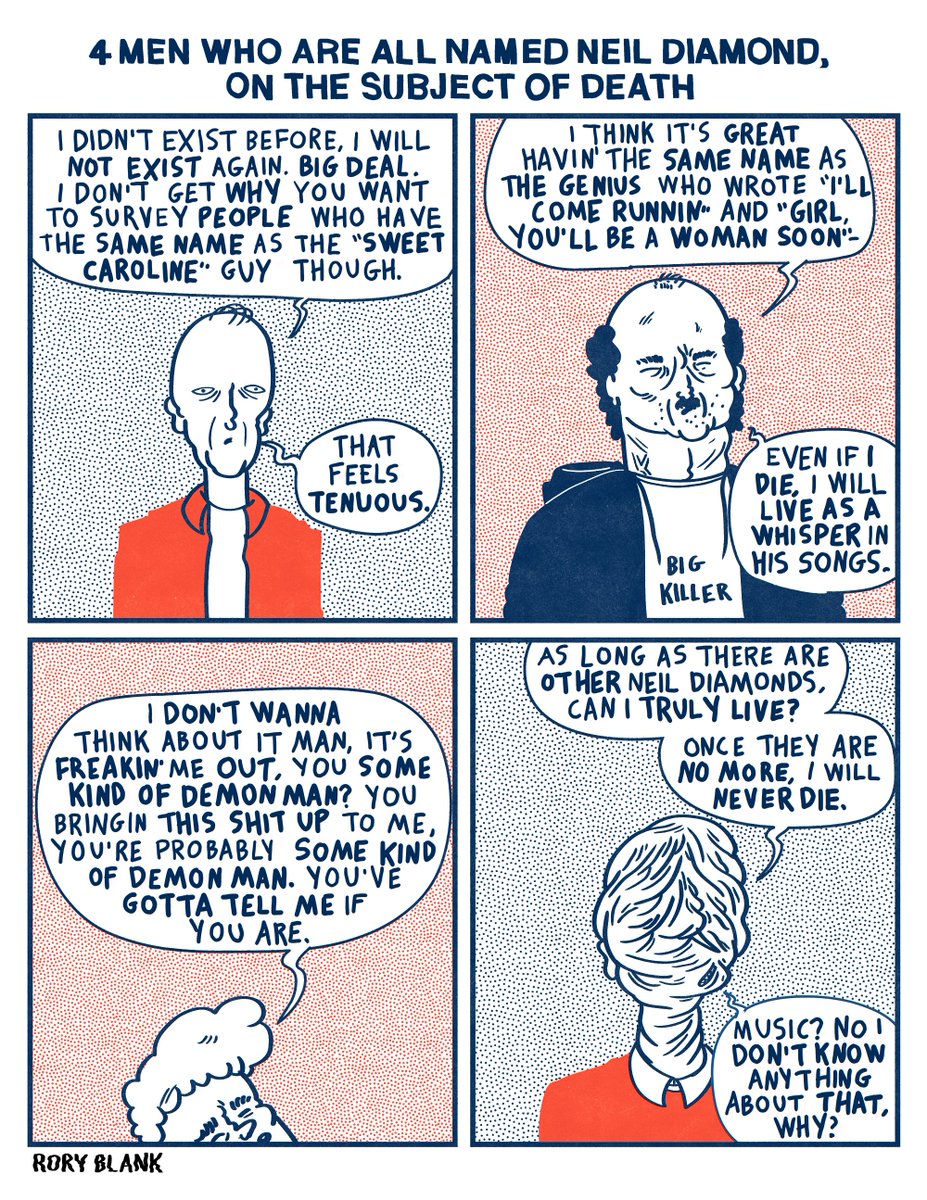 4 Men Who Are All Named Neil Diamond, On The Subject of Death 