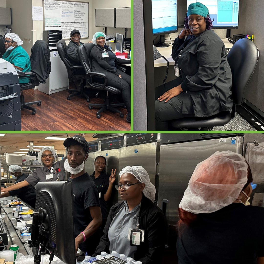 uabmedicine's tweet photo. We are celebrating National #HealthcareFoodserviceWorkersWeek! This team of 350 people serves approximately 4.5 million meals annually for our patients, staff, and guests. Thank you for your commitment to keeping us nourished and healthy! 💚👏 https://t.co/MeSqgHTzj2