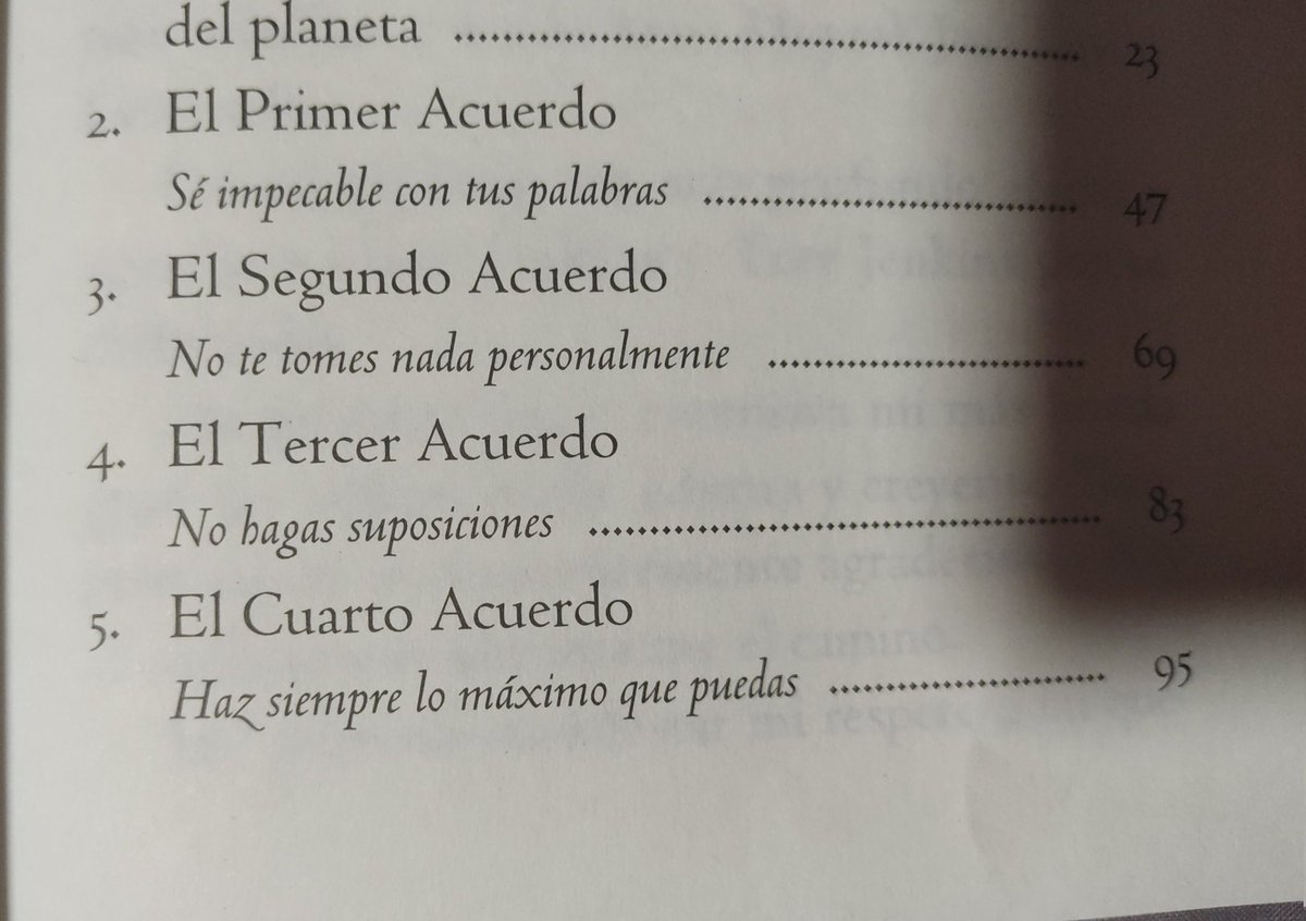 Los cuatro acuerdos...