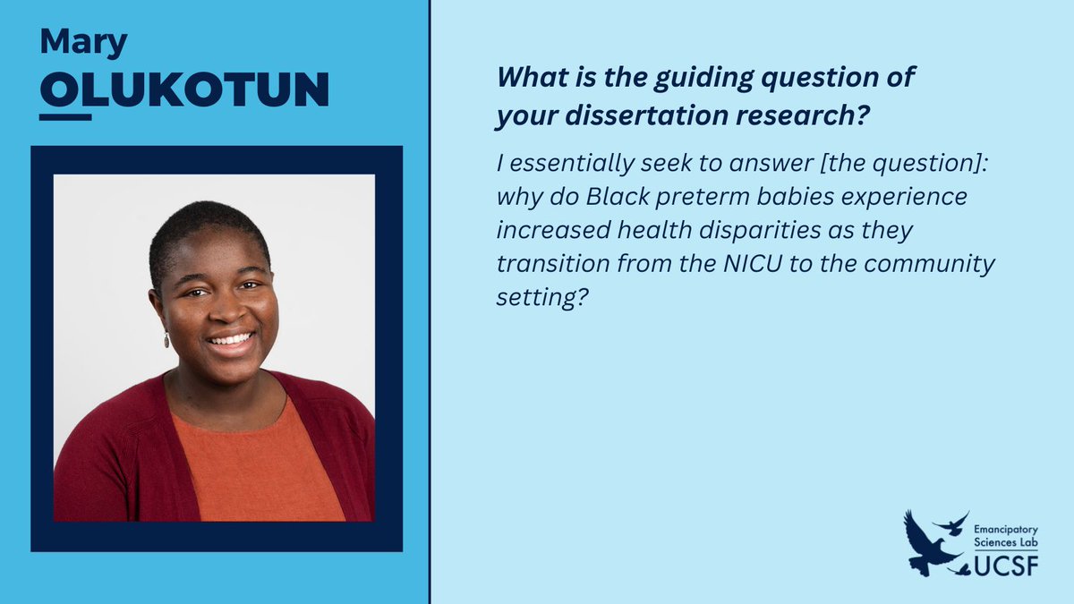 It's #ThesisThursday and that means it's time for you to check out the fantastic work of an emerging scholar. This week, we're taking a dive into the work of @oluk_mo, a nurse and nursing research scholar in the PhD program at @UAlbertaNursing .