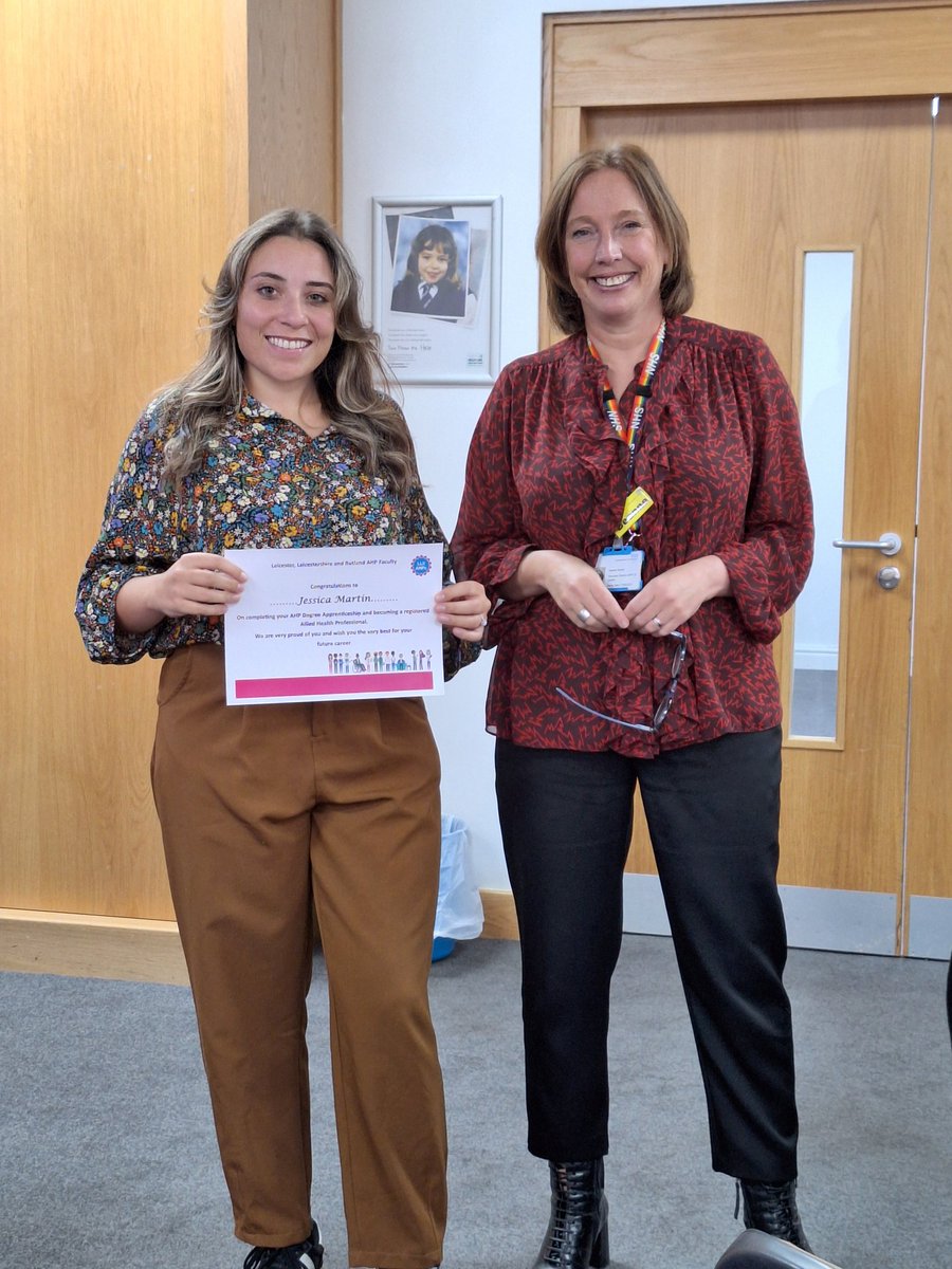 So proud to join our first cohort of AHP apprentices to celebrate their professional qualification. Can't underestimate the dedication and commitment they have shown to get there. Congratulations as well to those who couldn't be there today👏👏👏