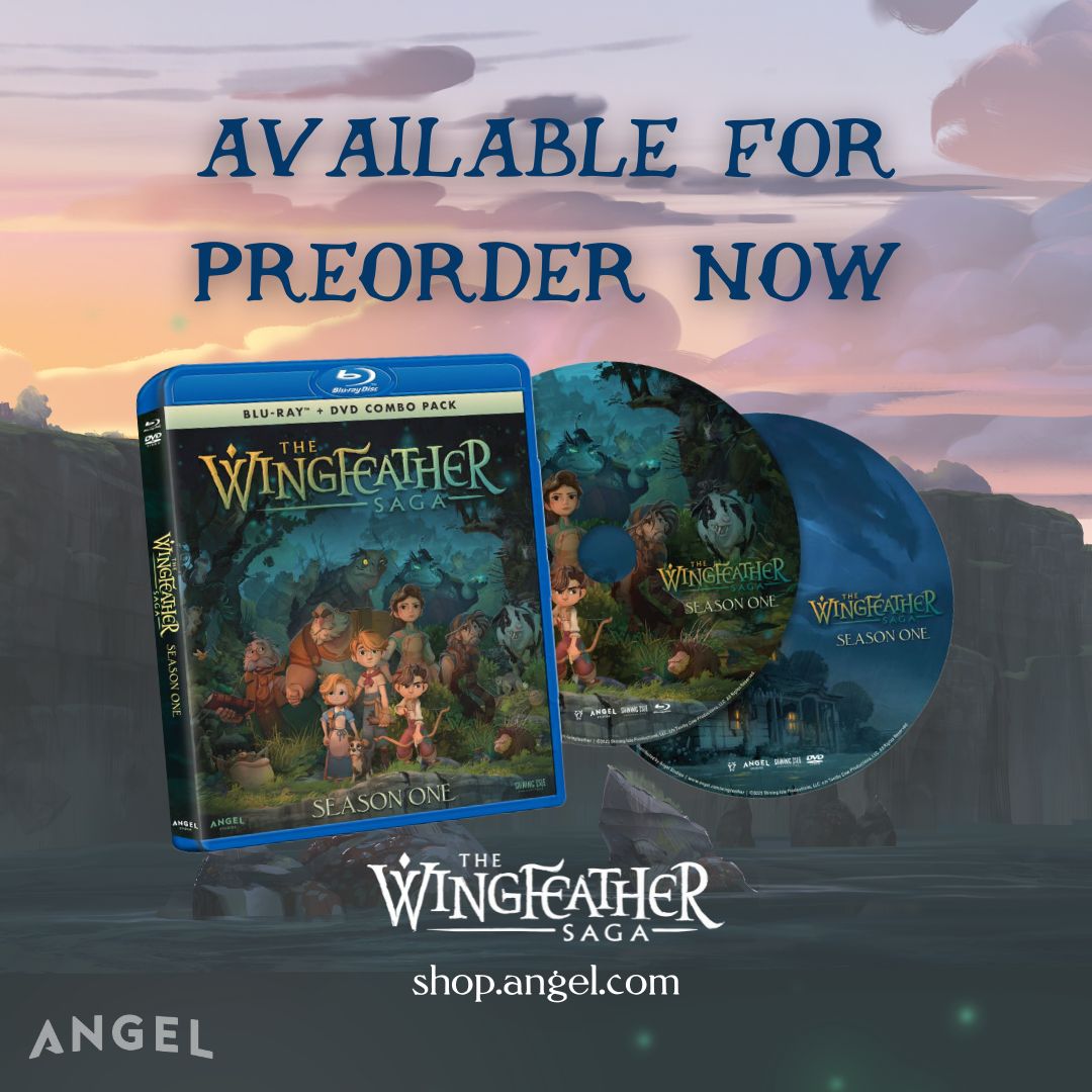 wingfeathersaga's tweet photo. The epic saga begins! Add The Wingfeather Saga Season 1 to your library and revisit your favorite characters and locations in Skree anytime you feel like it. Preorder your copy at https://t.co/FnLJQ4ziNp! #WingfeatherSaga #WingfeatherMerch #WingfeatherDVD https://t.co/FnGFjx8zOp