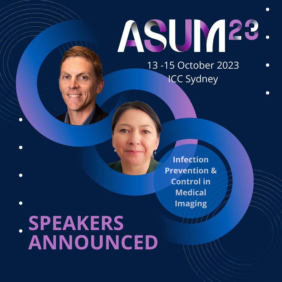 asumultrasound's tweet photo. Join us on Sat 14 October #ASUM2023 session on Infection Prevention &amp; Control in Medical Imaging. Two exceptional speakers, Dr @PetersPOCUS &amp; Dr Yobelli Jimenez, will share their research &amp; insights. Don't miss this opportunity to learn from the experts! https://t.co/vJiioOamjh https://t.co/2vEEB7x7LU