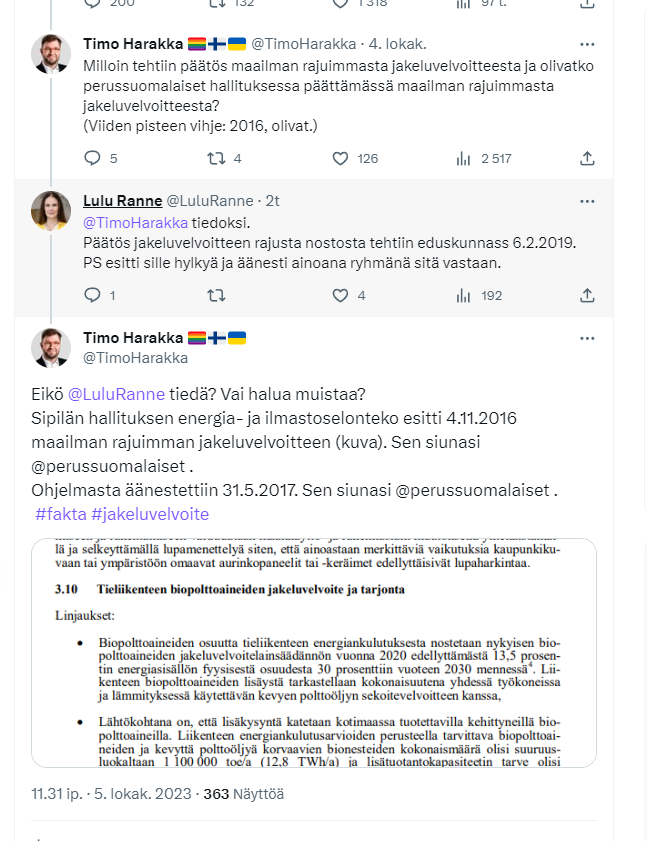 <a href="/ErnoLaisi/">Erno Laisi</a> Tänään <a href="/persut/">Perussuomalaiset</a> kokevat suuria vaikeuksia pysyä totuudessa.