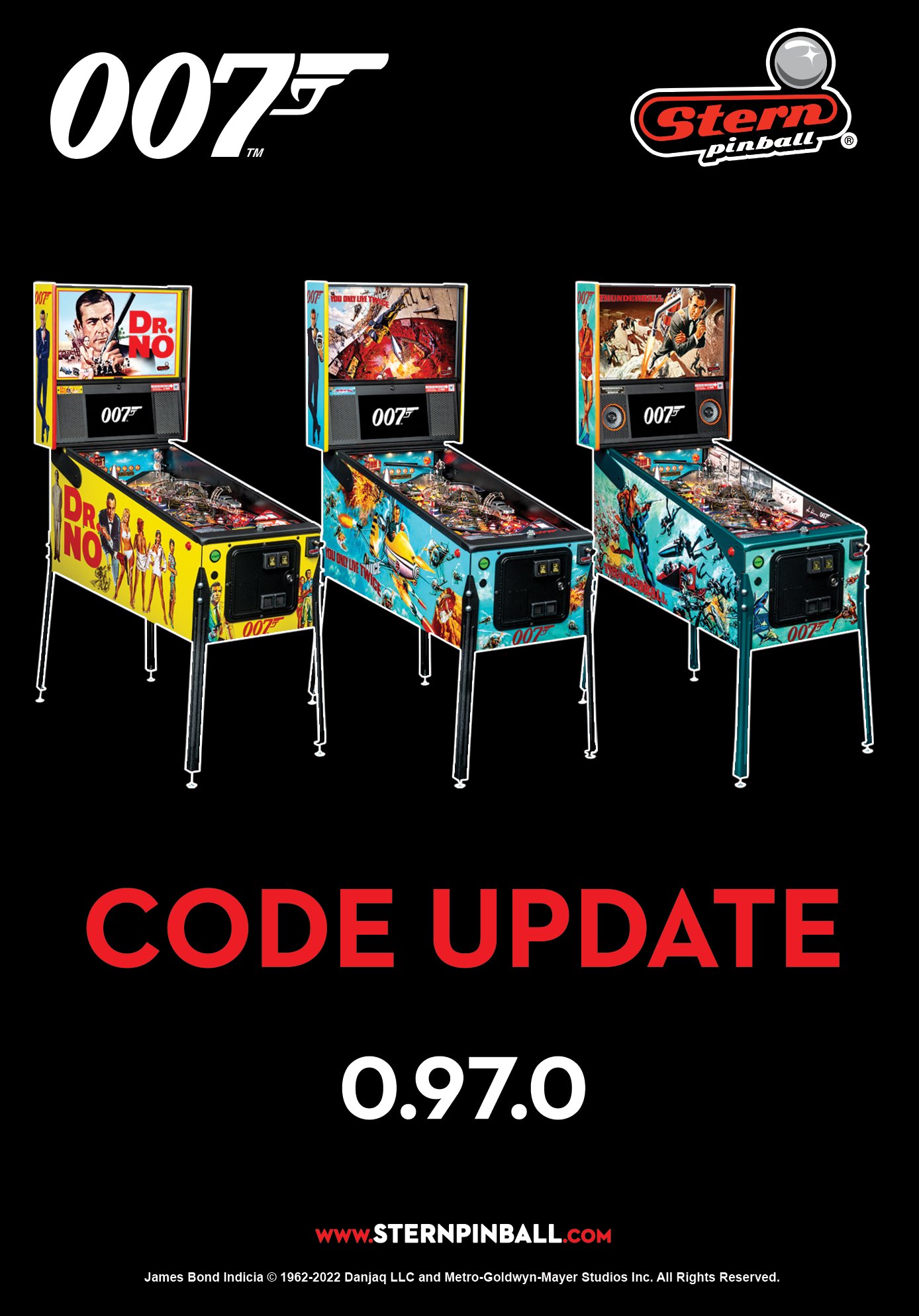 New James Bond Pinball Machines