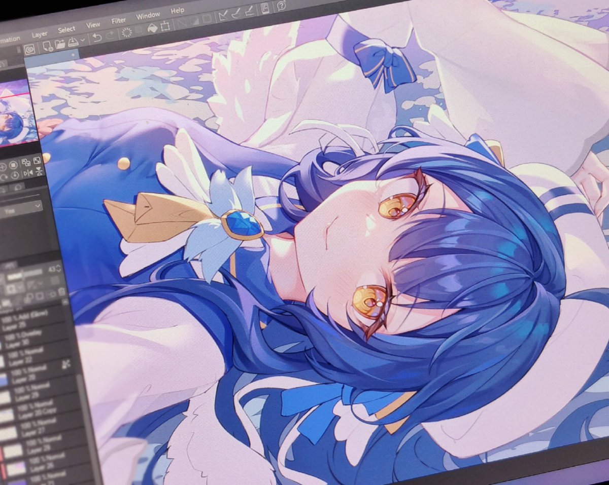 wip
TYSM FOR 10K🥹🤍🤍 
#イラスト #wip