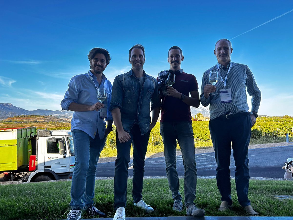 VladiGuarnaccia's tweet photo. Nice to be in #Logrono with great friend and colleagues in #plantpathology. First time joining at Working Group Integrated Protection in Viticulture @IOBC_WPRS 
Thanks @biovitis https://t.co/X5iebvSDSl