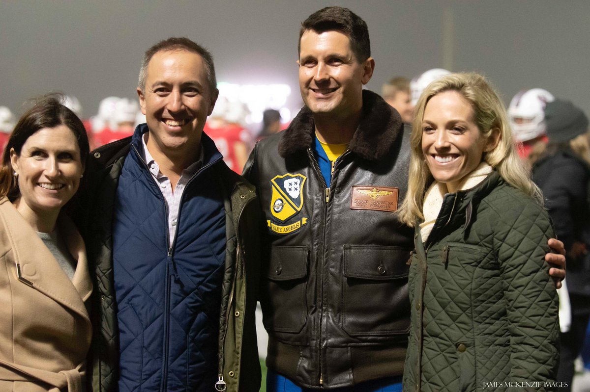 StIgnatiusGrads's tweet photo. We are thrilled to share that Blue Angels Lieutenant Commander Scott Goossens ‘06 and Navy Reserve Commander Mark Swartz ‘01 will be flying together in a two-person F/A-18 Super Hornet over San Francisco tomorrow! ✈️ https://t.co/4tSG5kc6Hd