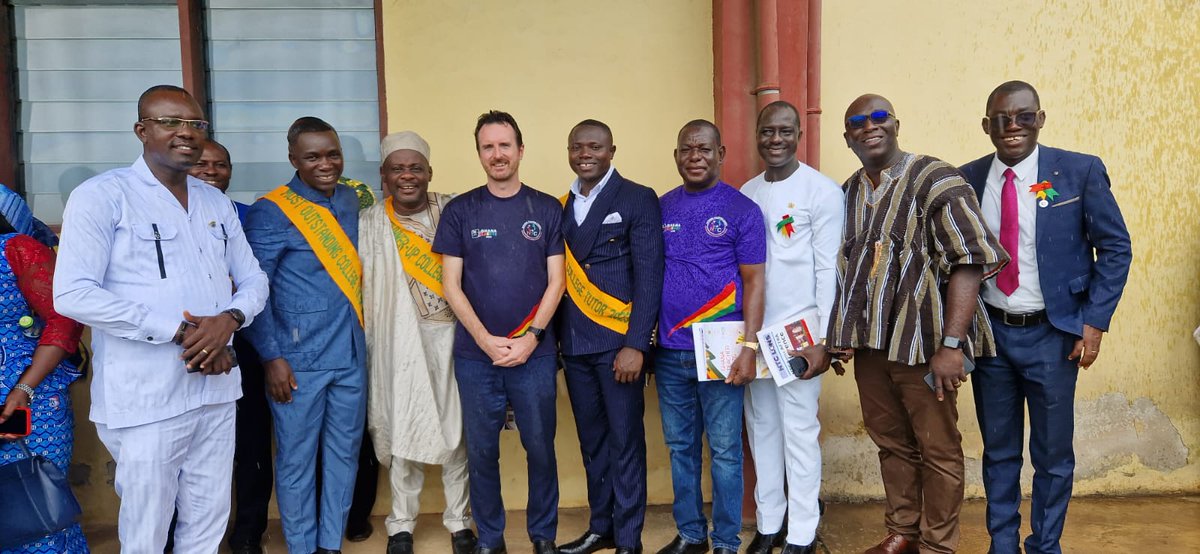 Today <a href="/NTC_GH/">National Teaching Council</a> awarded the first ever 'Outstanding College of Education Tutor Award' at Ghana Teacher Prize in Takoradi.  All of us at <a href="/TTELGhana/">Transforming Teaching, Education & Learning</a> are delighted that we were able to sponsor this inaugural award, recognizing excellence in Initial Teacher Education (1/4)