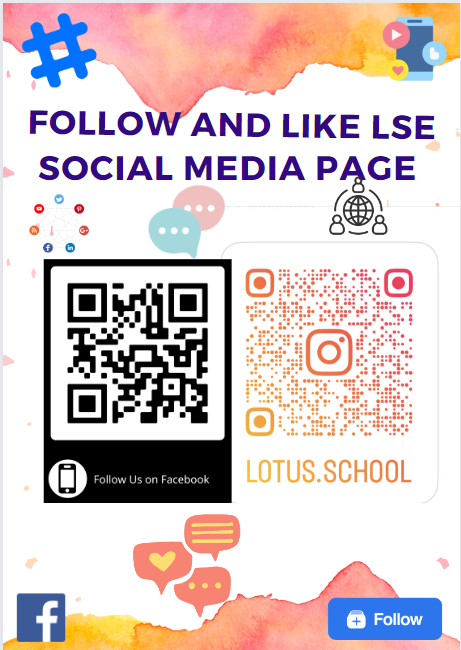 Let's make our family bigger, scan the barcode to add us on Facebook &amp; Instagram