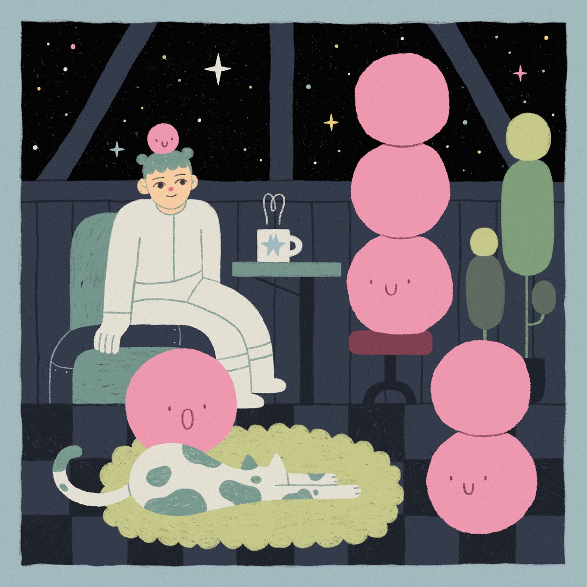 doing a #peachtober23 drawing challenge this month, here are 2 out of 5 drawings i did so far :)

this year i decided to tell a story about a girl named bee with each one of the prompts. you can find more of these and story updates on my instagram💙