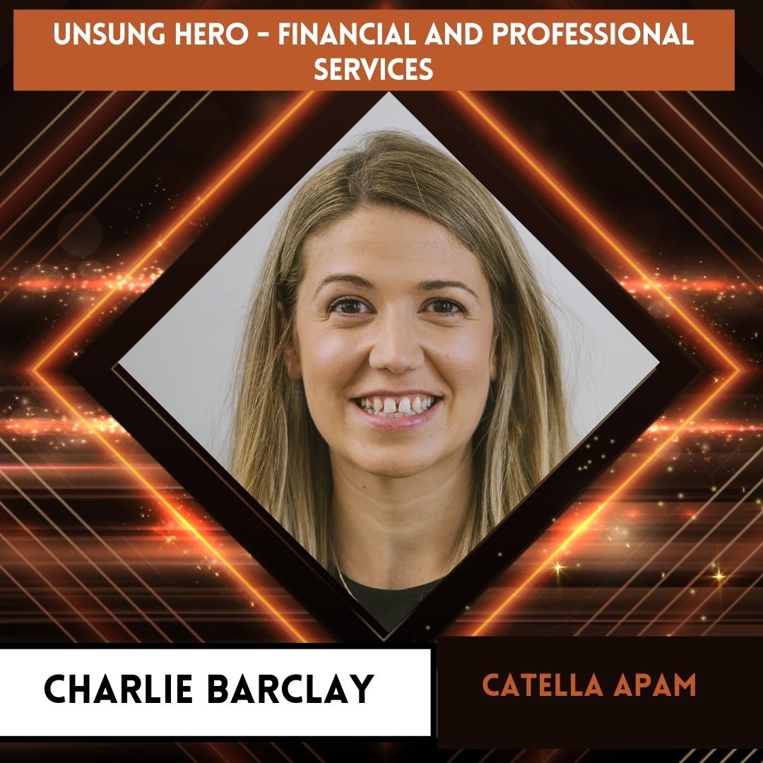 PropertyWeek's tweet photo. It's time to announce the winner of the 'Unsung Hero - Financial and Professional Services' award. And the golden trophy goes to... Charlie Barclay! 🤩

Let's give a round of applause for Charlie's remarkable efforts and bagging this well-deserved award. Bravo! 🙌
#propertyweek https://t.co/vlqu24QOgQ