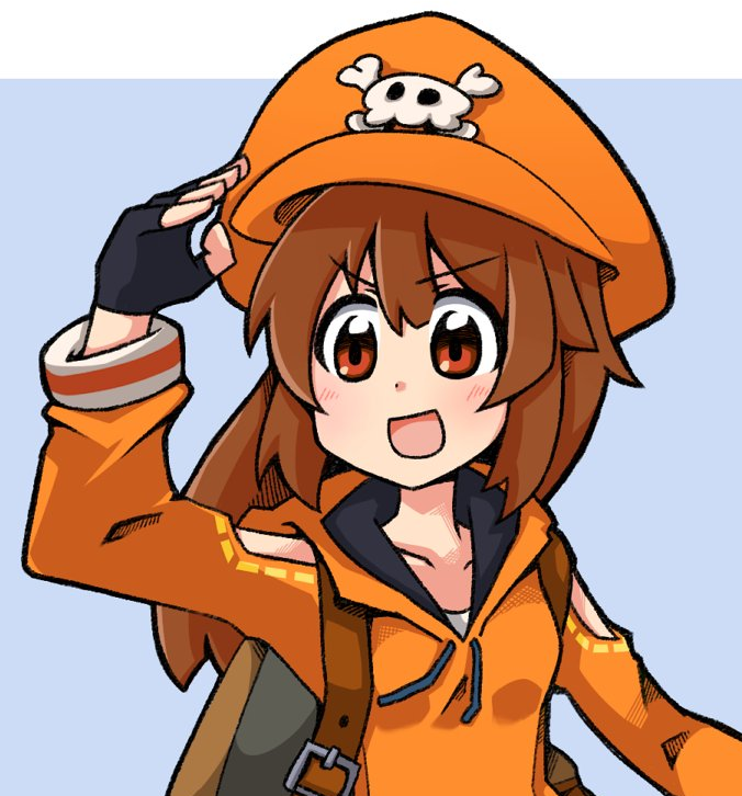 メイ(ギルティギア) 「これ一昨年に描いたヘッダーにしてるギルティのメイなんだけど、アップで見たら陰に斜」|時之のイラスト