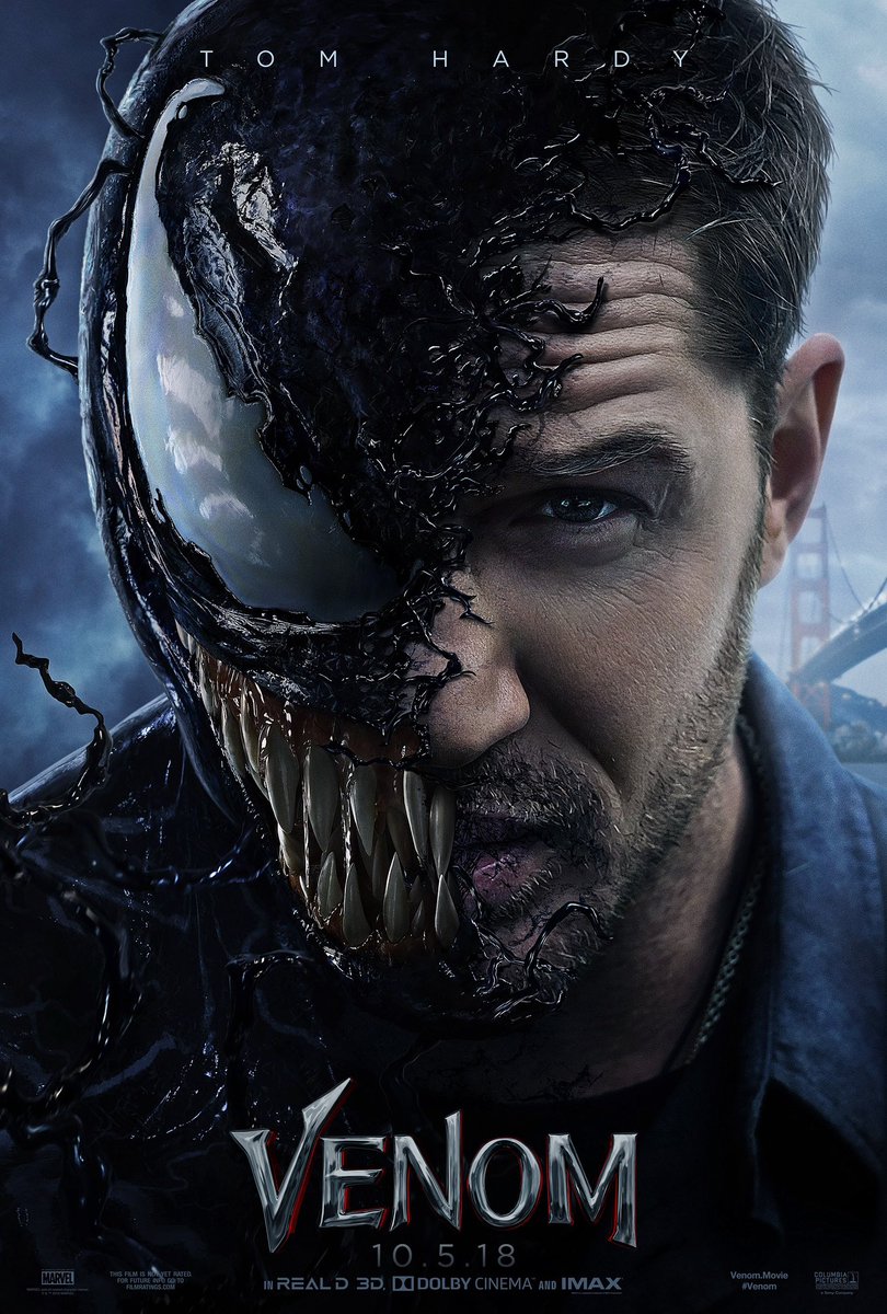 UJStrikesBack's tweet photo. Happy 5th Anniversary to Venom! 🥳🎉

#Venom #TomHardy #MichelleWilliams #JennySlate #ReidScott #PeggyLu @WoodyHarrelson #OliverScholl #MatthewLibatique #PaulFranklin #MaryannBrandon #AlanBaumgarten #AmyPascal #JeffPinkner #ScottRosenberg #KellyMarcel @rubenfleischer https://t.co/DDGroCepHu