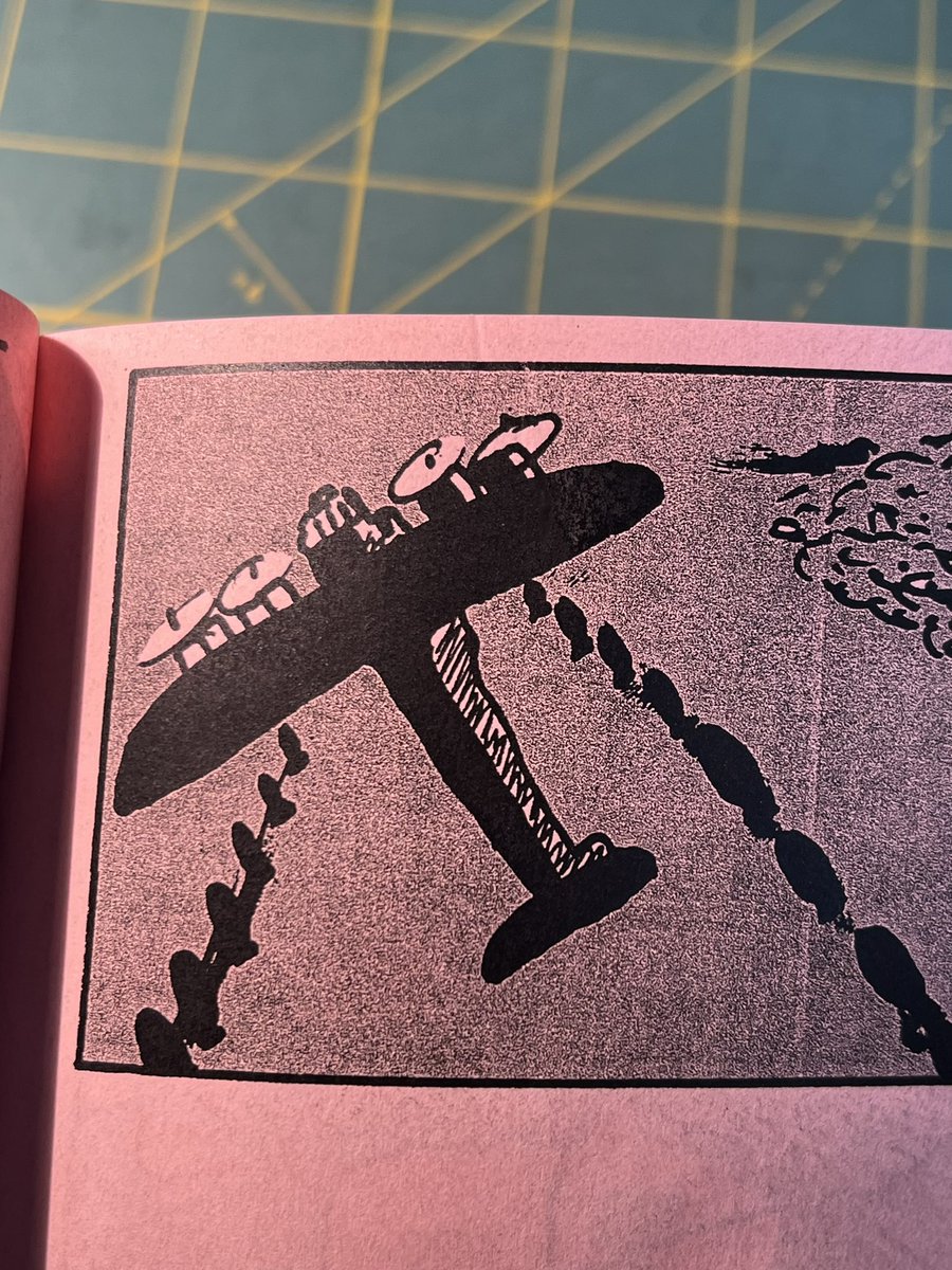 🌱💣NORDEN BOMBSITE💣🌱
The site of a bombing in a cold northern country
becomes unexpectedly fertile and warm as a result.
12 pages on thin pink paper.
Edition of 300
$8ppd worldwide
333cf.org