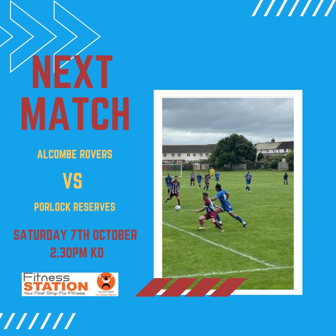 Saturdays game sees Alcombe Rovers host Porlock Reserves in a local derby. The Rovers are looking to bounce back to winning ways after their mid week defeat. We look forward to seeing a good turnout to support your local teams ⚽️ #grassrootsfootball #utr