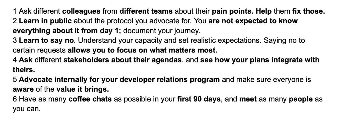 buzea200's tweet photo. Today is the first day of challenge no.2 of #10DaysDevRel from @DevrelUni ✨
Whenever a new cohort starts, some of the questions are about the advice I would give if someone were just starting in DevRel.
Here are 20 insights I wish I had when I first started out in DevRel. https://t.co/tcd2GPu9mE