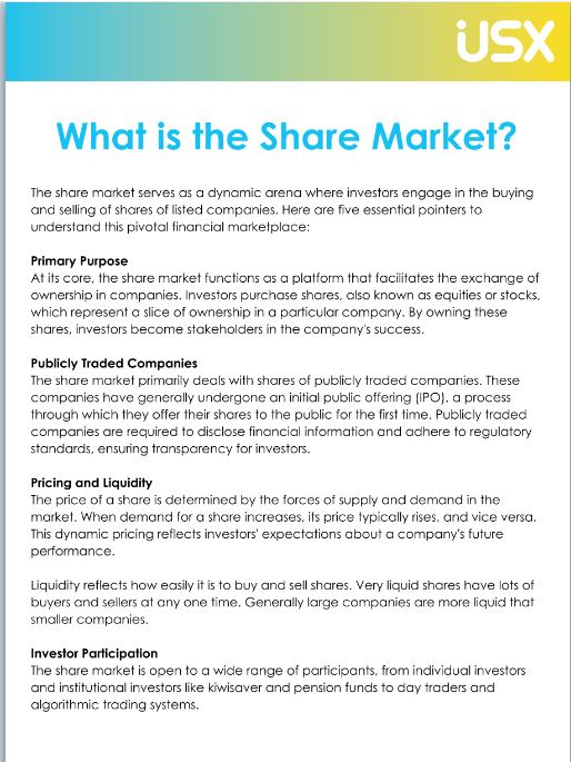 usx_nz's tweet photo. Share Market 101- check out our latest article answering 'What is the Share Market?' https://t.co/go3WptSIGM