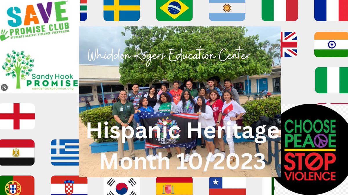 HarryL04134334's tweet photo. Hispanic Heritage Month celebrated by WRECS SAVE Promise Club! https://t.co/i3FaassggF