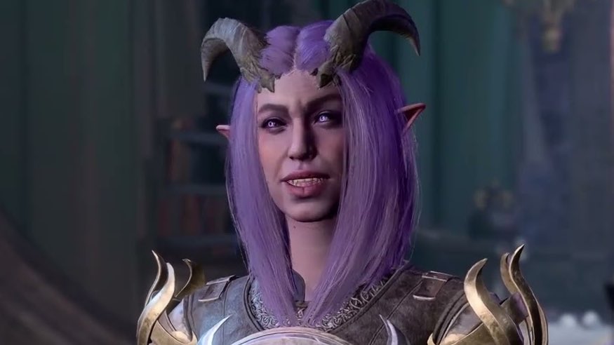 Today's trans character is Nocturne from Baldur's Gate 3!
She is a trans woman!