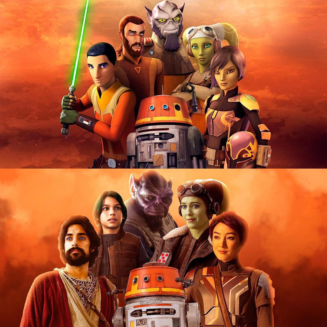We have all the Rebels in
live-action, as well as Kanan's successor 🥹
#Ahsoka #SabineWren #EzraBridger #HeraSyndulla #ChopperDroid