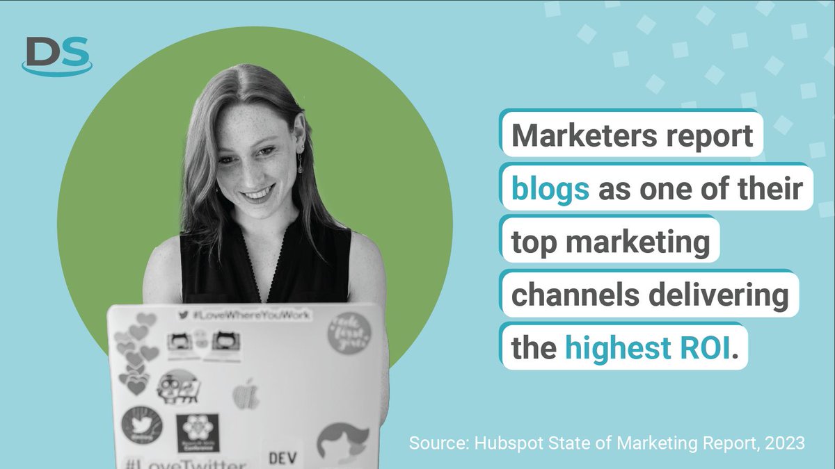 DevSpotlighter's tweet photo. HubSpot revealed that blogs are one of the top marketing channels delivering the HIGHEST ROI! https://t.co/UuJOwcwsy3

📈💻 Technical blogs are critical to building authority, driving engagement, and converting prospects.

Out of blog ideas? We can help ➡️ https://t.co/7Hin5idzHC https://t.co/xNklv30XZg